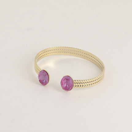 Jonc Phoebe Oval - orné de cristaux de Swarovski® ovales