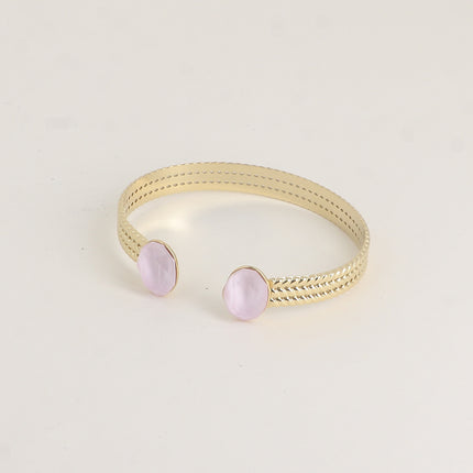 Jonc Phoebe Oval - orné de cristaux de Swarovski® ovales