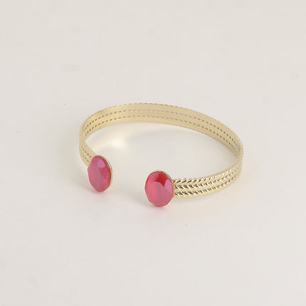 Jonc Phoebe Oval - orné de cristaux de Swarovski® ovales