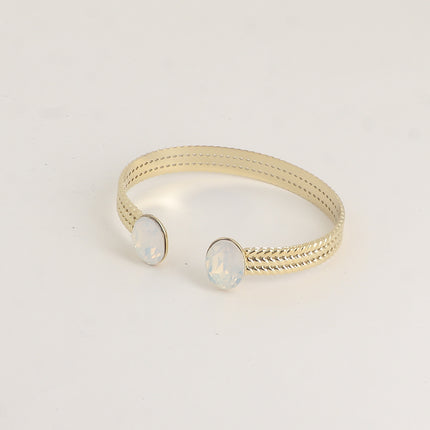 Jonc Phoebe Oval - orné de cristaux de Swarovski® ovales