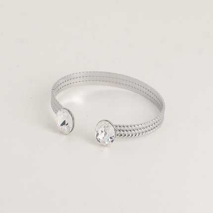 Jonc Phoebe Oval - orné de cristaux de Swarovski® ovales