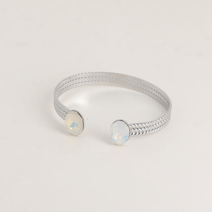 Jonc Phoebe Oval - orné de cristaux de Swarovski® ovales