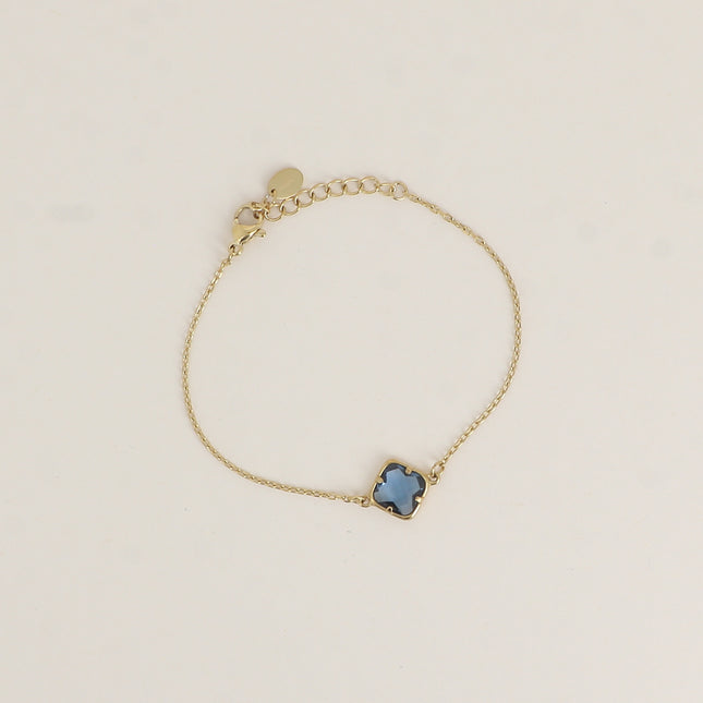 Bracelet - cristal taillé carré