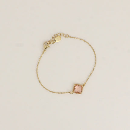 Bracelet - cristal taillé carré