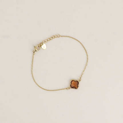 Bracelet - cristal taillé carré