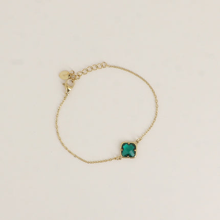 Bracelet - cristal taillé carré