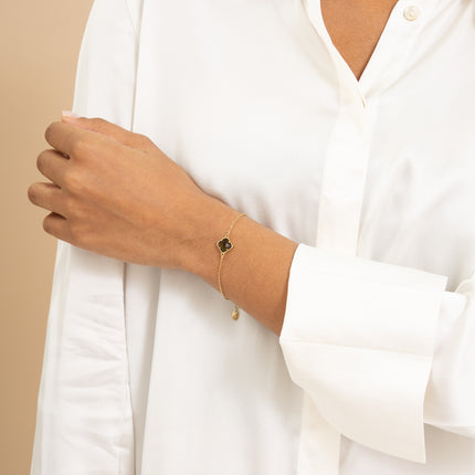 Bracelet - cristal taillé carré