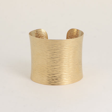 Manchette - anneau large texturé 54 mm