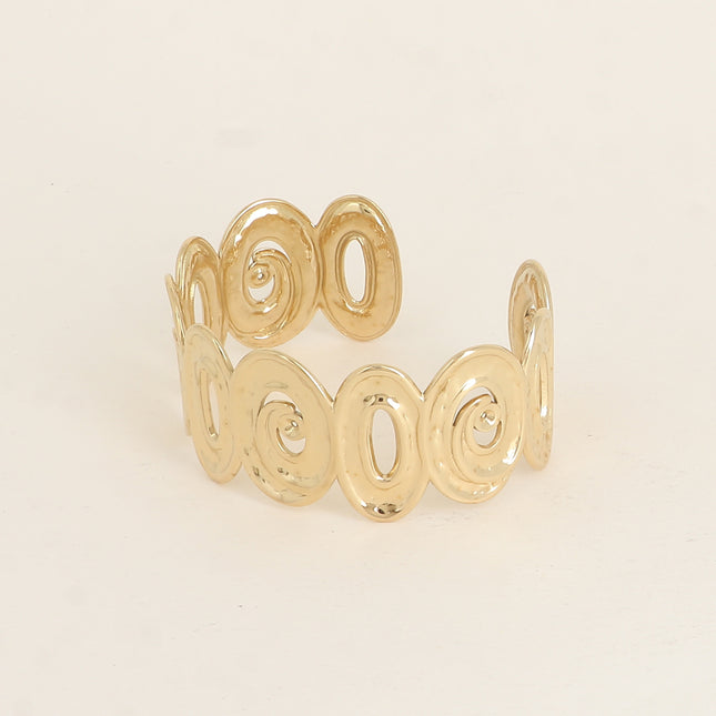 Cufflink - textured ovals