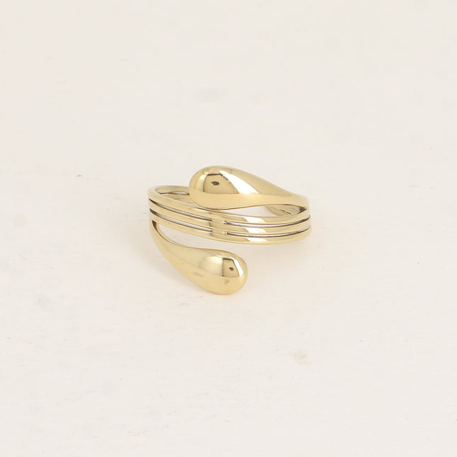 Large ring - 3 rows including 2 drops