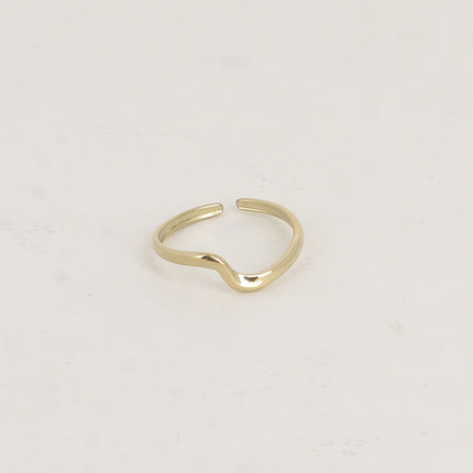 Bague - petite ligne ondulée