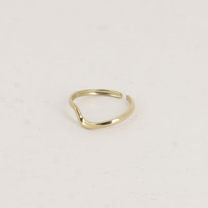 Bague - petite ligne ondulée