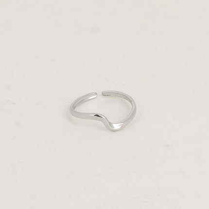Bague - petite ligne ondulée