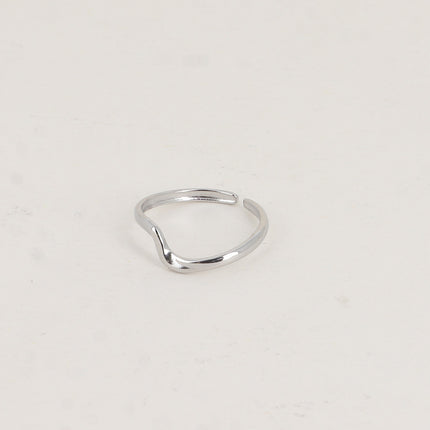 Bague - petite ligne ondulée