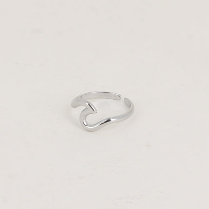 Bague - ligne vague