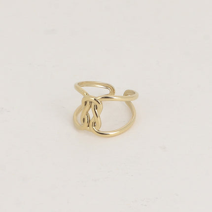 Bague - 2 rangs et noeud