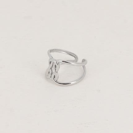 Bague - 2 rangs et noeud