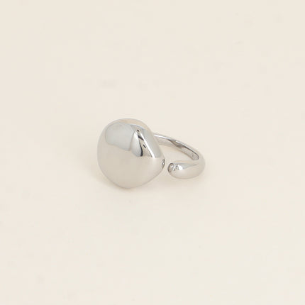 Bague - forme ovale bombée