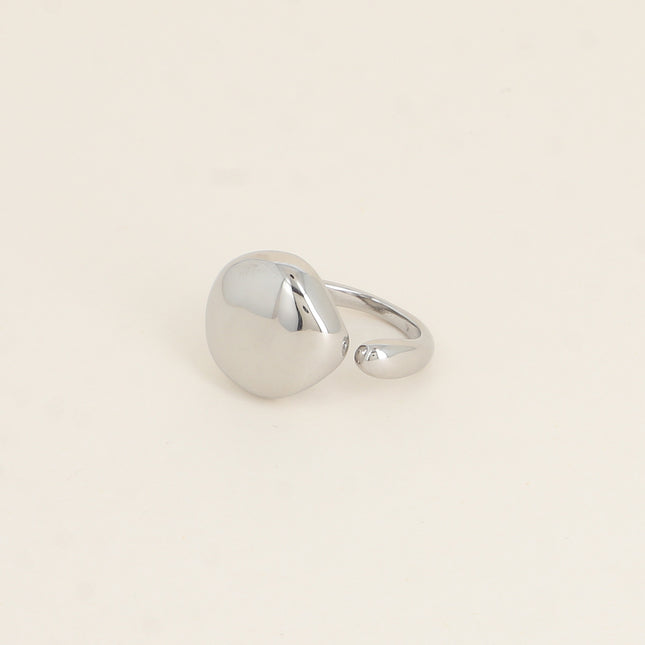Bague - forme ovale bombée