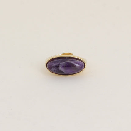 Bague - pierre naturelle ovale