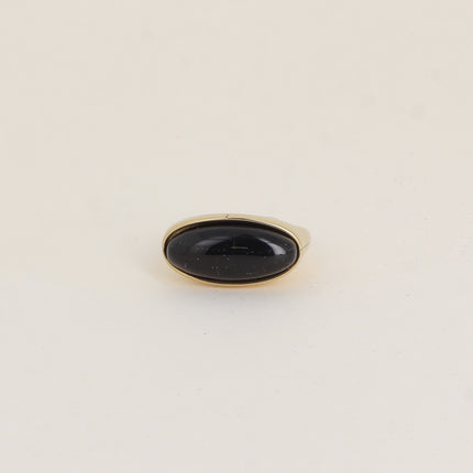 Bague - pierre naturelle ovale