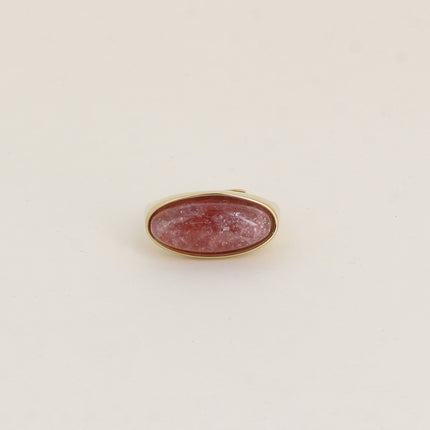Bague - pierre naturelle ovale