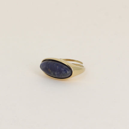 Bague - pierre naturelle ovale