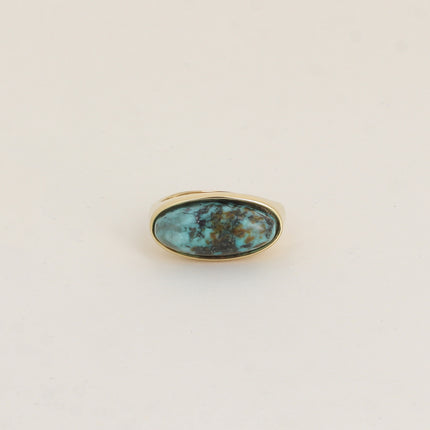 Bague - pierre naturelle ovale