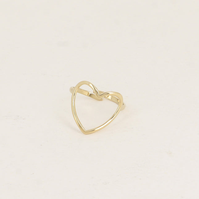 Bague - coeur ajouré