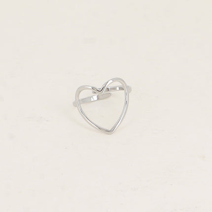 Bague - coeur ajouré