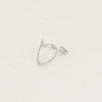 Bague - coeur ajouré