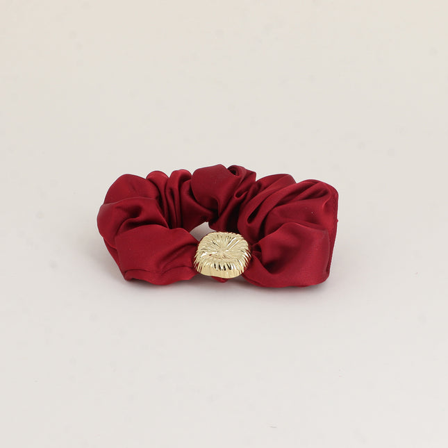 Bracelet / Chouchou carré texturé Doré – Texture Naturelle