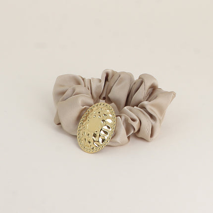 Bracelet / Chouchou Médaillon Ovale – Finition Texturée