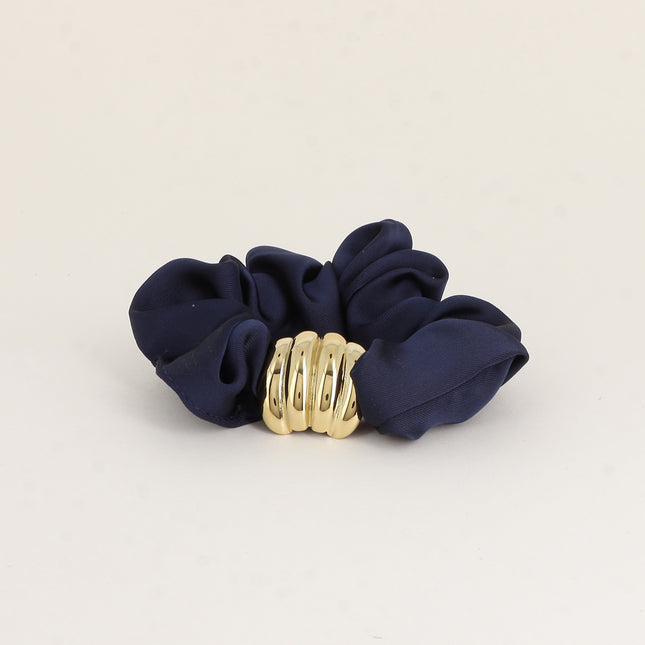 Bracelet / Chouchou 4 barres Doré – Texture Naturelle