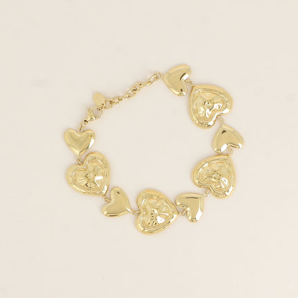 Bracelet - maillons coeurs