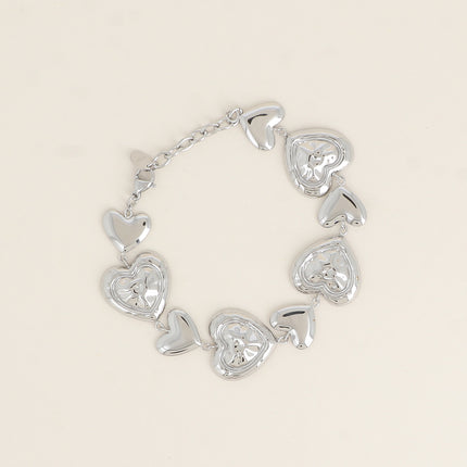 Bracelet - maillons coeurs
