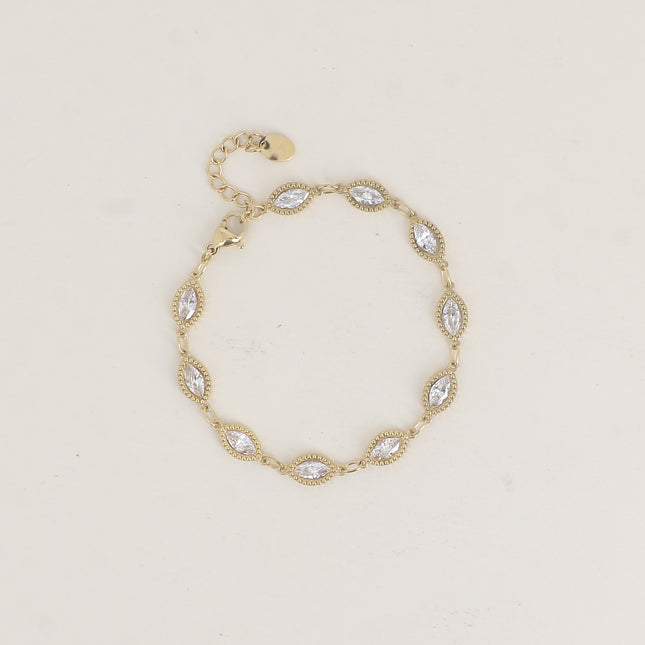 Bracelet - cristaux navette