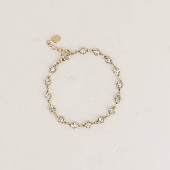 Bracelet - cristaux ronds