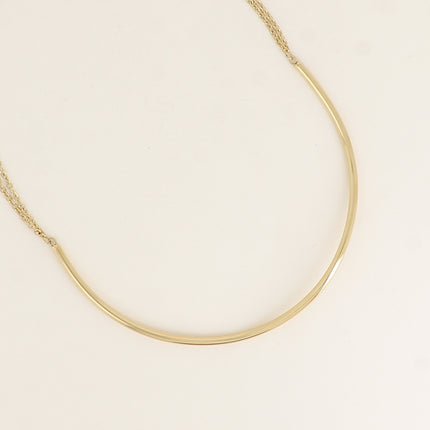 Collier - demi torque et chaînes