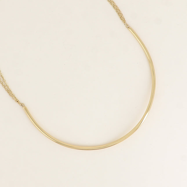 Collier - demi torque et chaînes