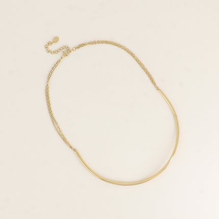 Collier - demi torque et chaînes