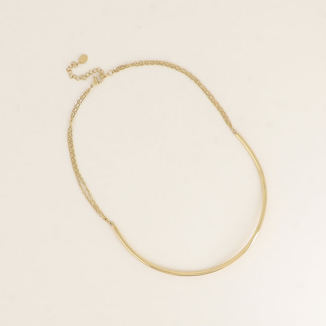 Collier - demi torque et chaînes