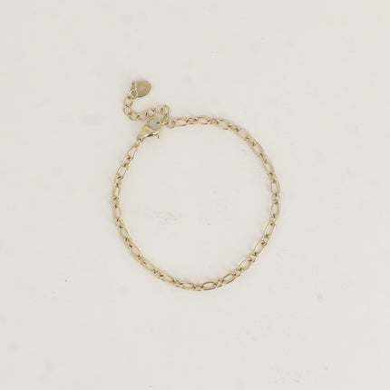 Bracelet - maille ovale alternée 1/1