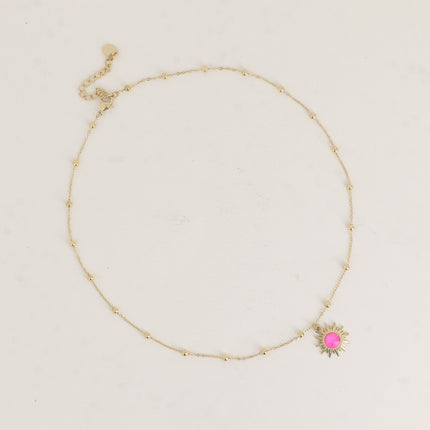 Collier Siloané - soleil et cristaux Swarovski®