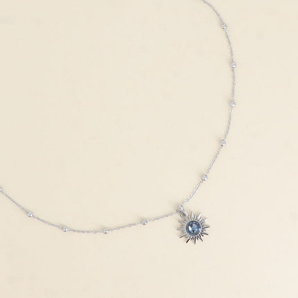 Collier Siloané - soleil et cristaux Swarovski®