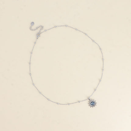 Collier Siloané - soleil et cristaux Swarovski®