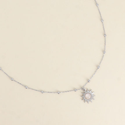 Collier Siloané - soleil et cristaux Swarovski®
