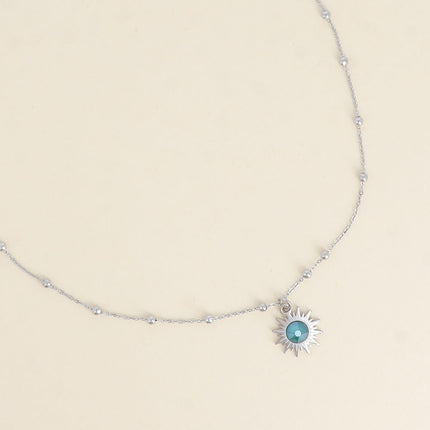 Collier Siloané - soleil et cristaux Swarovski®
