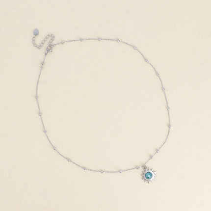 Collier Siloané - soleil et cristaux Swarovski®