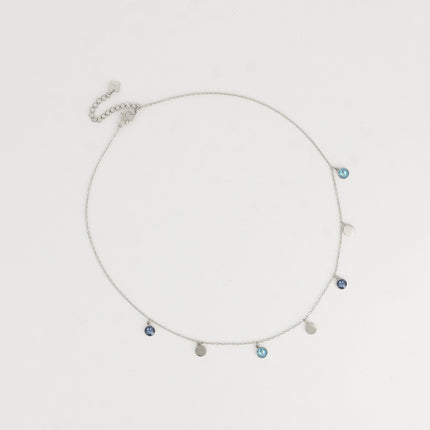 Collier Perla Petit - pastilles rondes, ornées de cristaux de Swarovski®